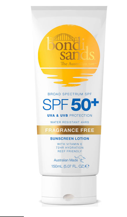 Bondi Sands Fragrance-Free SPF 50+ Sunscreen Lotion